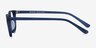 Botanist Navy Striped AcétateMontures de lunettes de vue d'EyeBuyDirect, Vue de Côté
