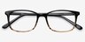 Botanist Gray Brown AcétateMontures de lunettes de vue d'EyeBuyDirect, Vue Rapprochée