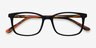 Botanist Black AcetateEyeglass Frames from EyeBuyDirect, Closed View