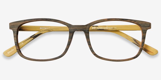 Botanist Brown AcetateEyeglass Frames from EyeBuyDirect, Closed View