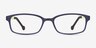 Gizmo Navy PlasticEyeglass Frames from EyeBuyDirect, Front View