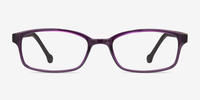 Gizmo Purple PlasticEyeglass Frames from EyeBuyDirect, Front View