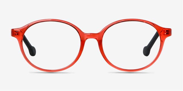 Daylight Clear Orange PlasticEyeglass Frames from EyeBuyDirect, Front View