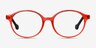 Daylight Clear Orange PlasticEyeglass Frames from EyeBuyDirect, Front View