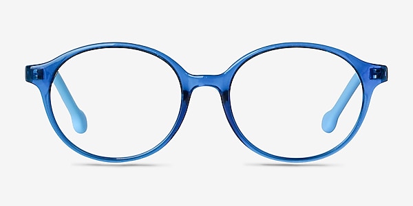 Daylight Clear Blue Plastic Eyeglass Frames