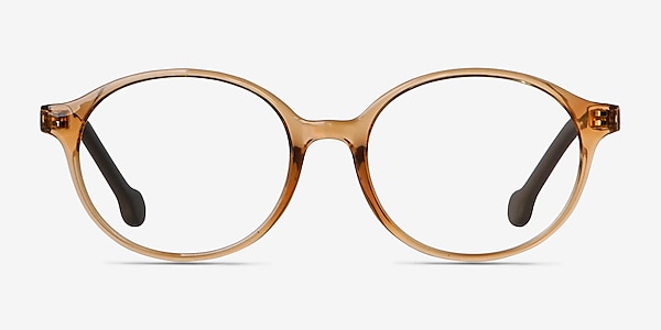 Daylight Clear Brown Plastic Eyeglass Frames