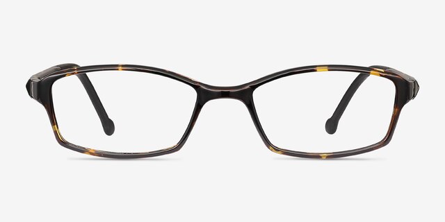 Glitch Tortoise PlasticEyeglass Frames from EyeBuyDirect, Front View
