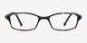 Glitch Tortoise PlasticEyeglass Frames from EyeBuyDirect, Front View