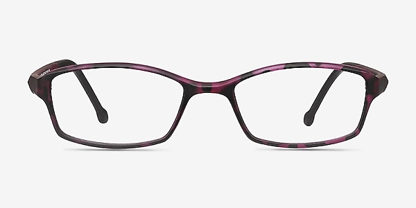 Glitch Tortoise Purple Plastic Eyeglass Frames