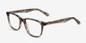 Bristol Gray Floral AcetateEyeglass Frames from EyeBuyDirect, Angle View