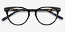 Notting Hill Blue Floral AcetateEyeglass Frames from EyeBuyDirect, Closed View