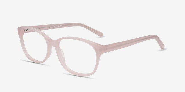 Lyle Pink AcetateEyeglass Frames from EyeBuyDirect, Angle View
