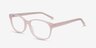 Lyle Pink AcetateEyeglass Frames from EyeBuyDirect, Angle View