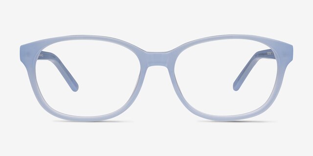 Lyle Blue AcetateEyeglass Frames from EyeBuyDirect, Front View
