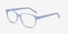 Lyle Blue AcetateEyeglass Frames from EyeBuyDirect, Angle View