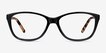 Masque Black AcetateEyeglass Frames from EyeBuyDirect, Front View