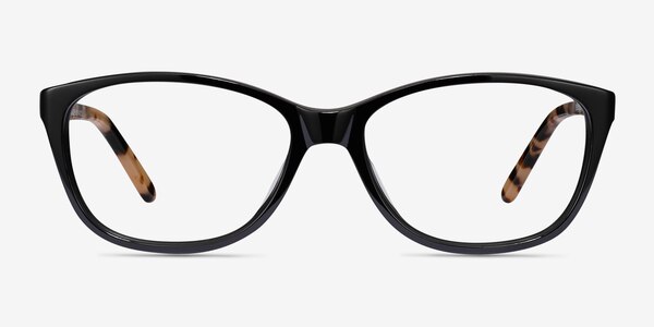 Masque Black Acetate Eyeglass Frames
