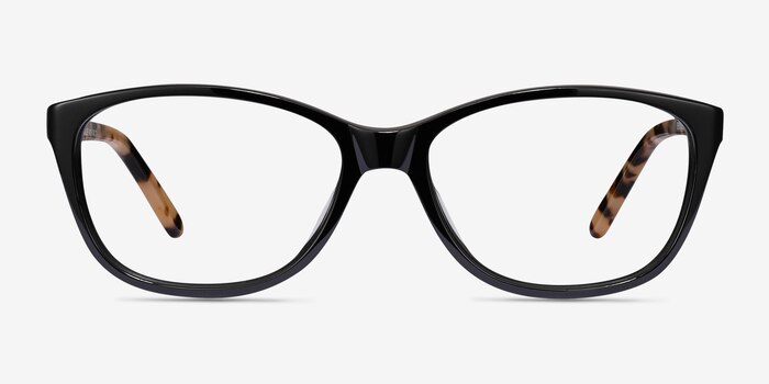Masque Noir Acétate Montures de lunettes de vue d'EyeBuyDirect