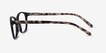 Masque Black AcetateEyeglass Frames from EyeBuyDirect, Side View