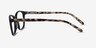 Masque Black AcetateEyeglass Frames from EyeBuyDirect, Side View