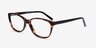 Masque Écailles AcétateMontures de lunettes de vue d'EyeBuyDirect, Vue d'Angle