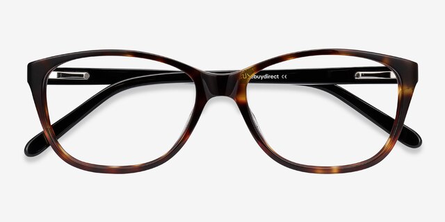 Masque Écailles AcétateMontures de lunettes de vue d'EyeBuyDirect, Vue Rapprochée