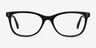 Prodigy Black AcetateEyeglass Frames from EyeBuyDirect, Front View