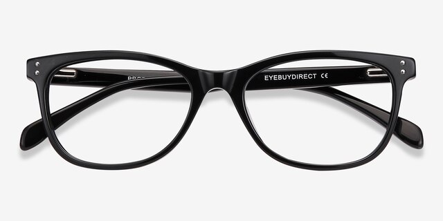 Prodigy Black AcetateEyeglass Frames from EyeBuyDirect, Closed View