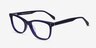 Prodigy Blue AcetateEyeglass Frames from EyeBuyDirect, Angle View