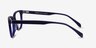 Prodigy Blue AcetateEyeglass Frames from EyeBuyDirect, Side View