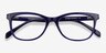 Prodigy Blue AcetateEyeglass Frames from EyeBuyDirect, Closed View