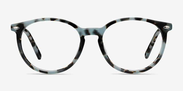 Blink Green Tortoise AcetateEyeglass Frames from EyeBuyDirect, Front View