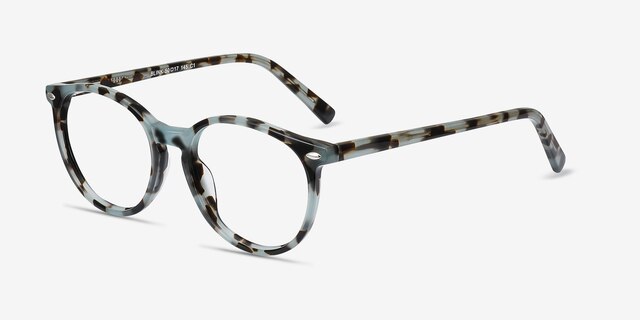 Blink Green Tortoise AcetateEyeglass Frames from EyeBuyDirect, Angle View
