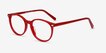 Blink Red AcetateEyeglass Frames from EyeBuyDirect, Angle View