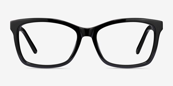 Mode Noir Acétate Montures de lunettes de vue