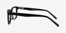 Mode Noir AcétateMontures de lunettes de vue d'EyeBuyDirect, Vue de Côté