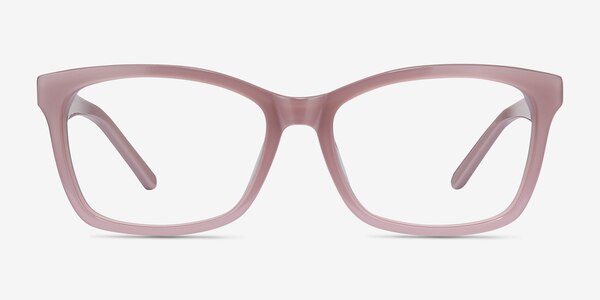 Mode Matte Pink Acétate Montures de lunettes de vue