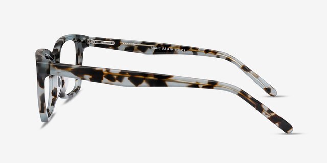 Mode Green Tortoise AcetateEyeglass Frames from EyeBuyDirect, Side View