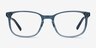 Emblem Bleu AcétateMontures de lunettes de vue d'EyeBuyDirect, Vue de Face