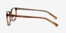 Emblem Brown AcetateEyeglass Frames from EyeBuyDirect, Side View