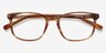 Emblem Brown AcetateEyeglass Frames from EyeBuyDirect, Closed View