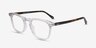 Illusion Translucent AcetateEyeglass Frames from EyeBuyDirect, Angle View
