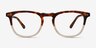 Illusion Tortoise Clear AcetateEyeglass Frames from EyeBuyDirect, Front View