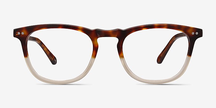 Illusion Tortoise Clear Acetate Eyeglass Frames from EyeBuyDirect