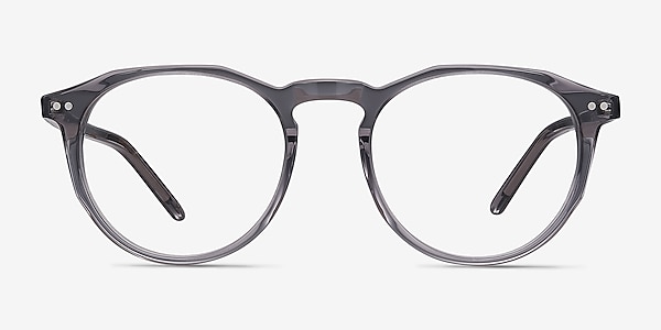 Planete Gray Clear  Acetate Eyeglass Frames