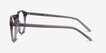 Planete Gray Clear AcetateEyeglass Frames from EyeBuyDirect, Side View