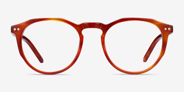 Planete Brown Tortoise AcetateEyeglass Frames from EyeBuyDirect, Front View
