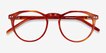 Planete Brown Tortoise AcetateEyeglass Frames from EyeBuyDirect, Closed View