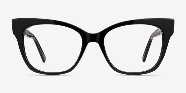 Cachet Black Acetate Eyeglass Frames