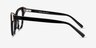 Cachet Black AcetateEyeglass Frames from EyeBuyDirect, Side View